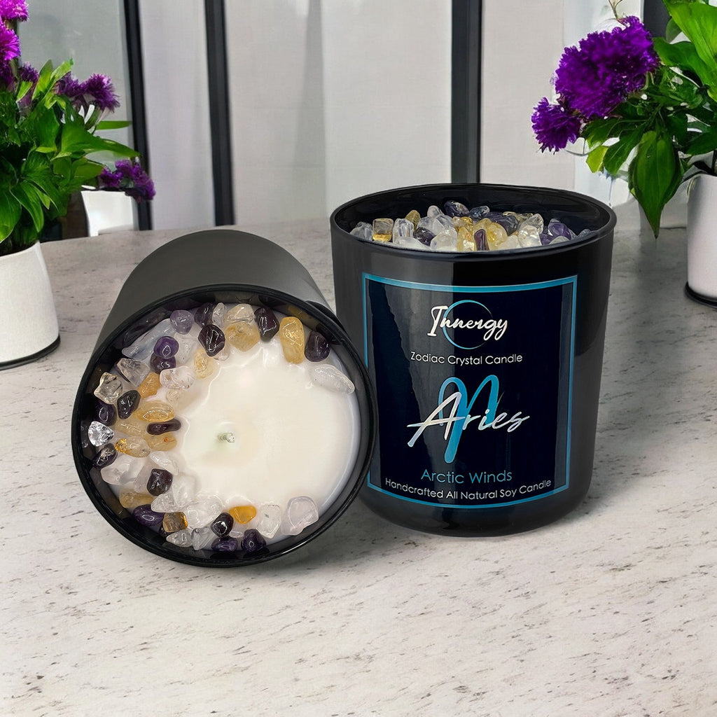 Bougie en cristal Zodiaque Bélier — 283 g