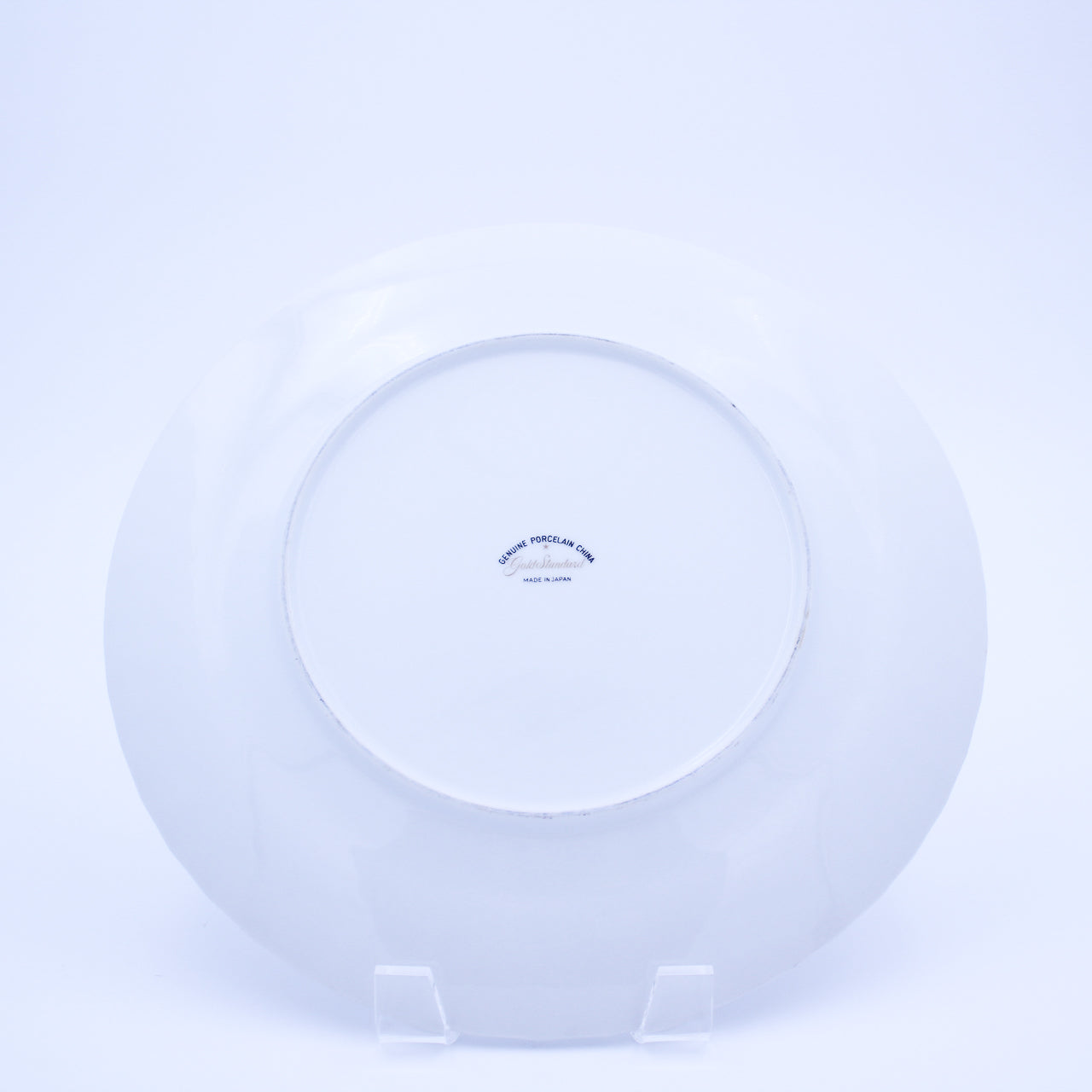 Gold Standard GST1 Porcelain Dinner Plate – Pink Rosebud Silver Edge Vintage