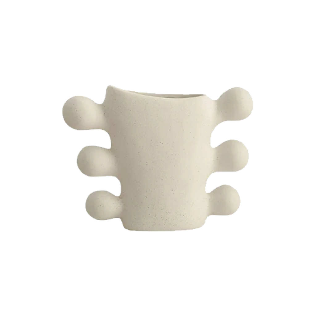 Alma Ceramic Vase — Neutral Finish