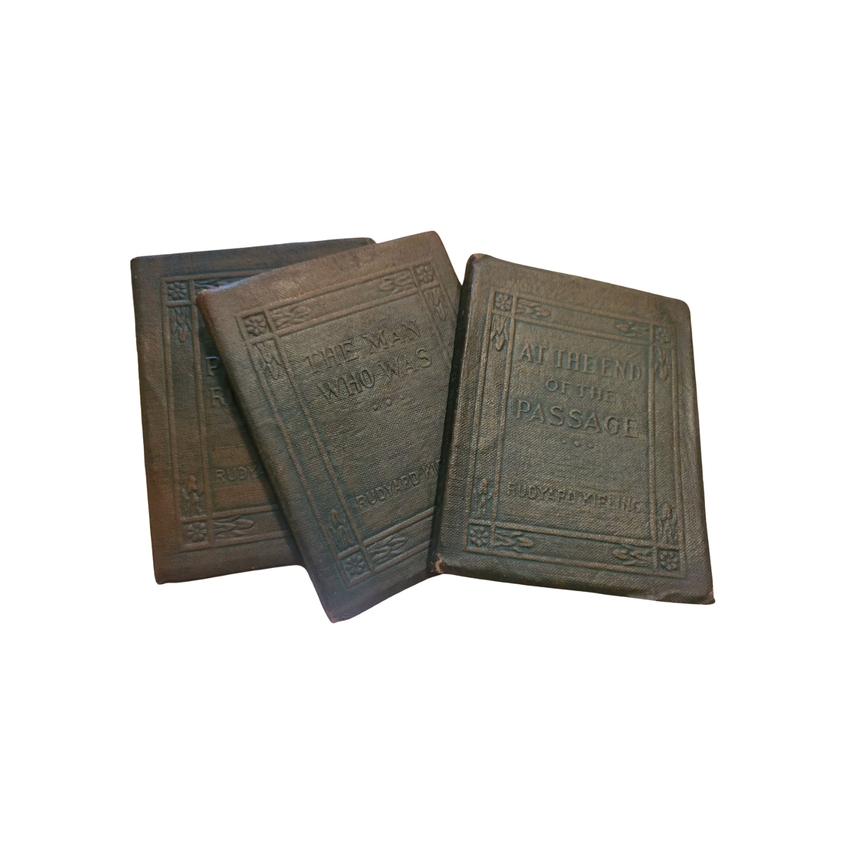 Vintage Pocket‑Bound Books — Kipling, 1920s (Set of 3)