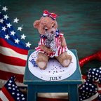 Papel Theadorables July Bear Figurine - Second Edition