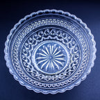 Wexford Glass Bowl - Clear Pressed Glass