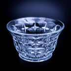 Indiana Glass Constellation Mayonnaiseschale aus Klarglas – 1960er Jahre