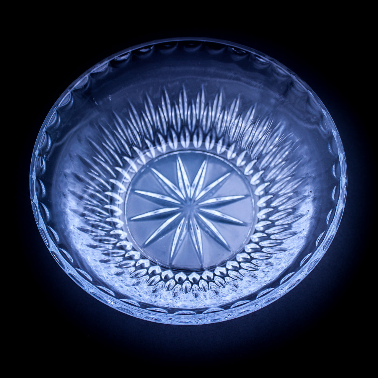 Princess House Lead Crystal Bowl — Small Faceted Design