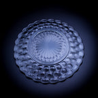 Anchor Hocking Bubble Teller aus Klarglas – 16,5 cm mit erhabenem Punktmuster