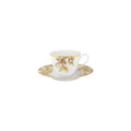 Tasse à thé Belle Epoque + soucoupe (Lot de 4)