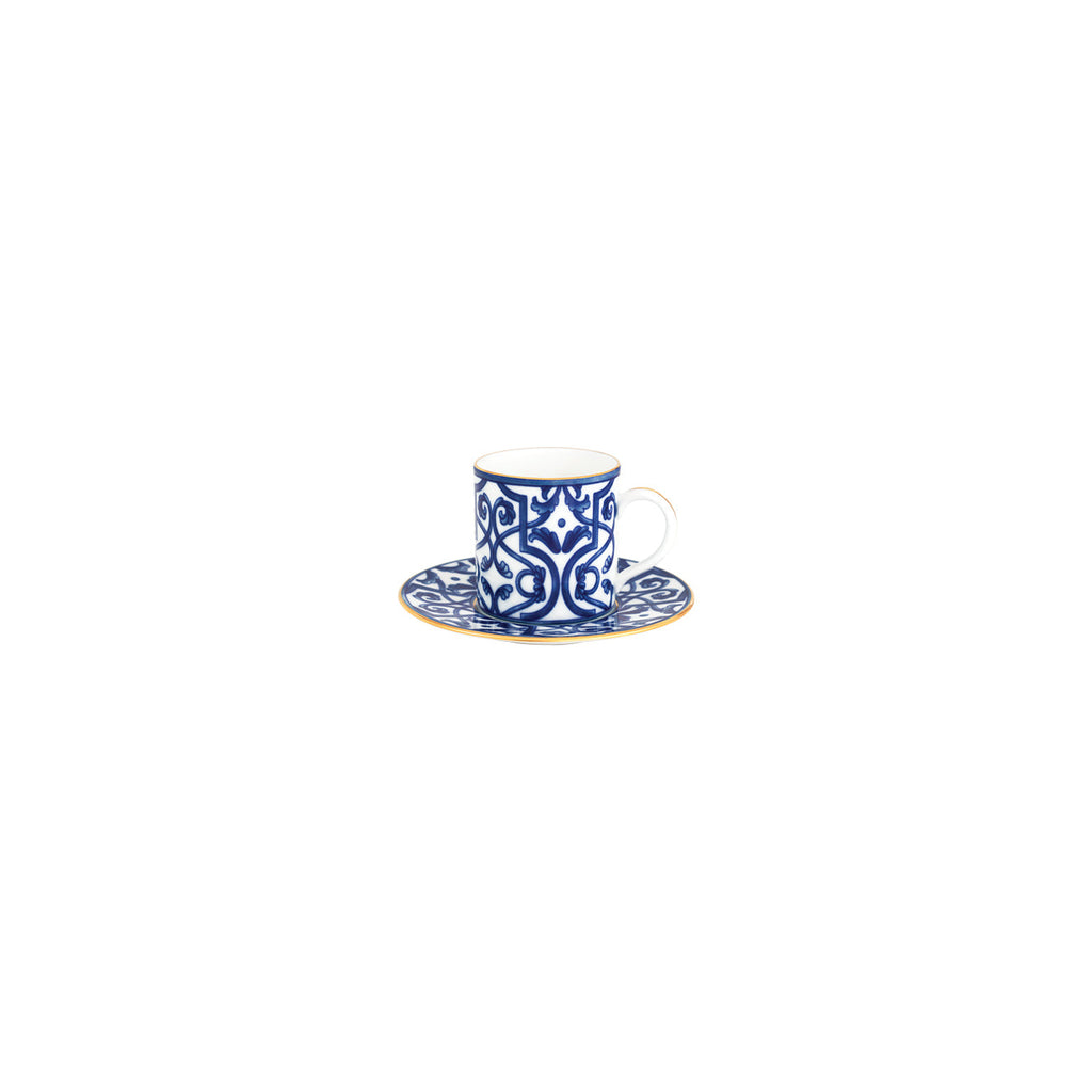 Tasse à espresso et soucoupe Blue Legacy (lot de 4)