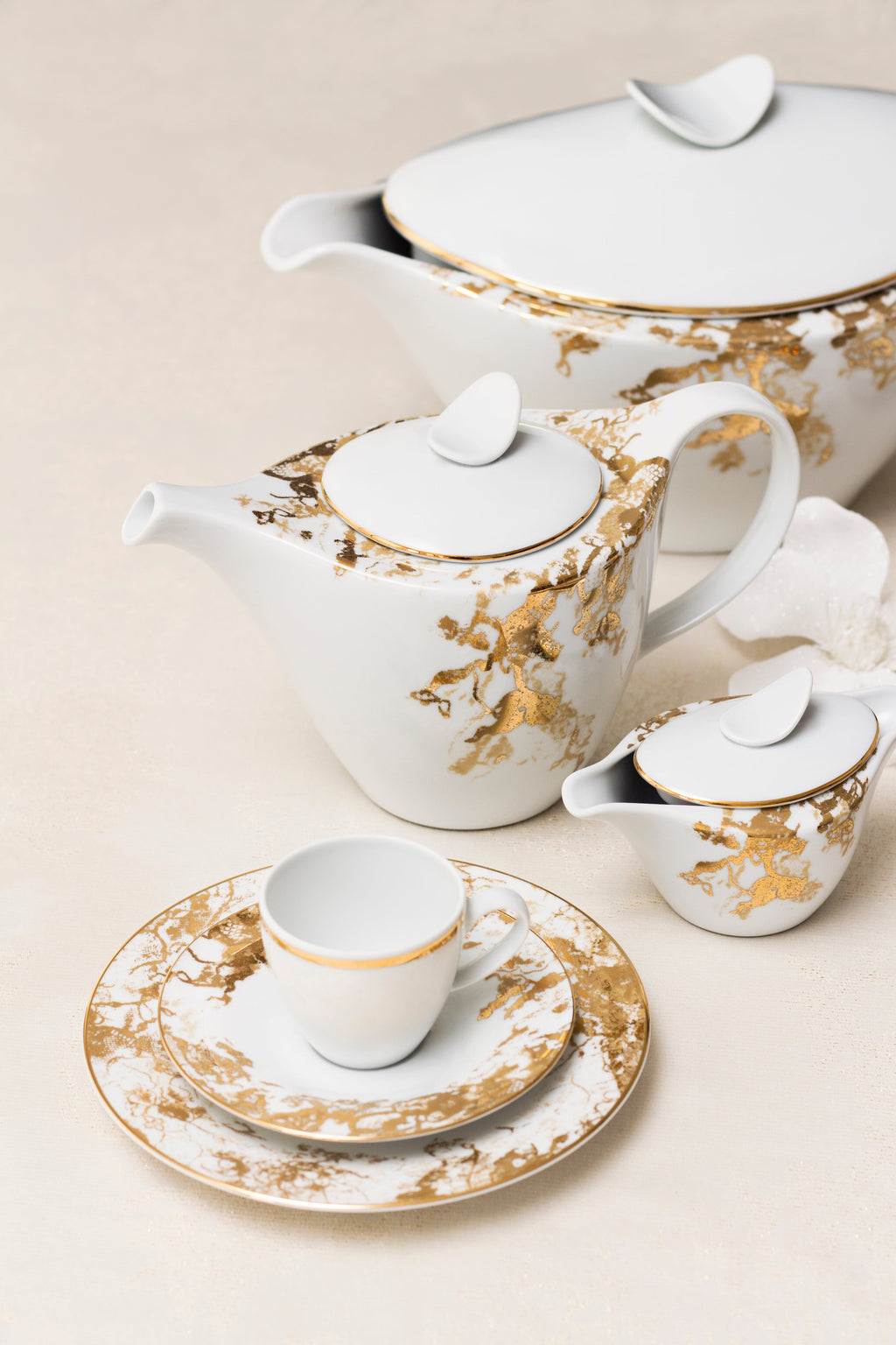 Coffret Cadeau Belle Époque de 11 pièces - Service à thé pour 4 personnes