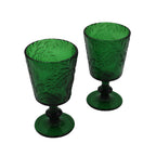 Botanisch bedruckter grüner Kelch – 6er-Set