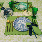 Botanisch bedruckter grüner Kelch – 6er-Set