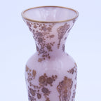 Cambridge Crown Tuscan 10.5" Vase – Rose Point Gold Encrusted Etch