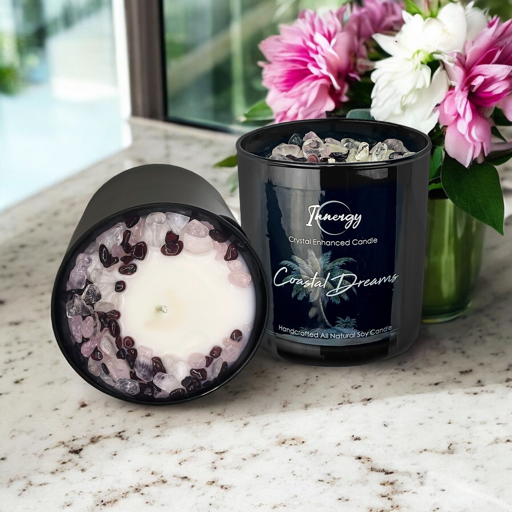 Coastal Dreams Crystal Candle — 10 oz