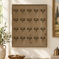 Hotel Key Rack - Recycled Pine
