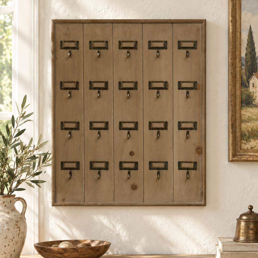 Hotel Key Rack - Recycled Pine