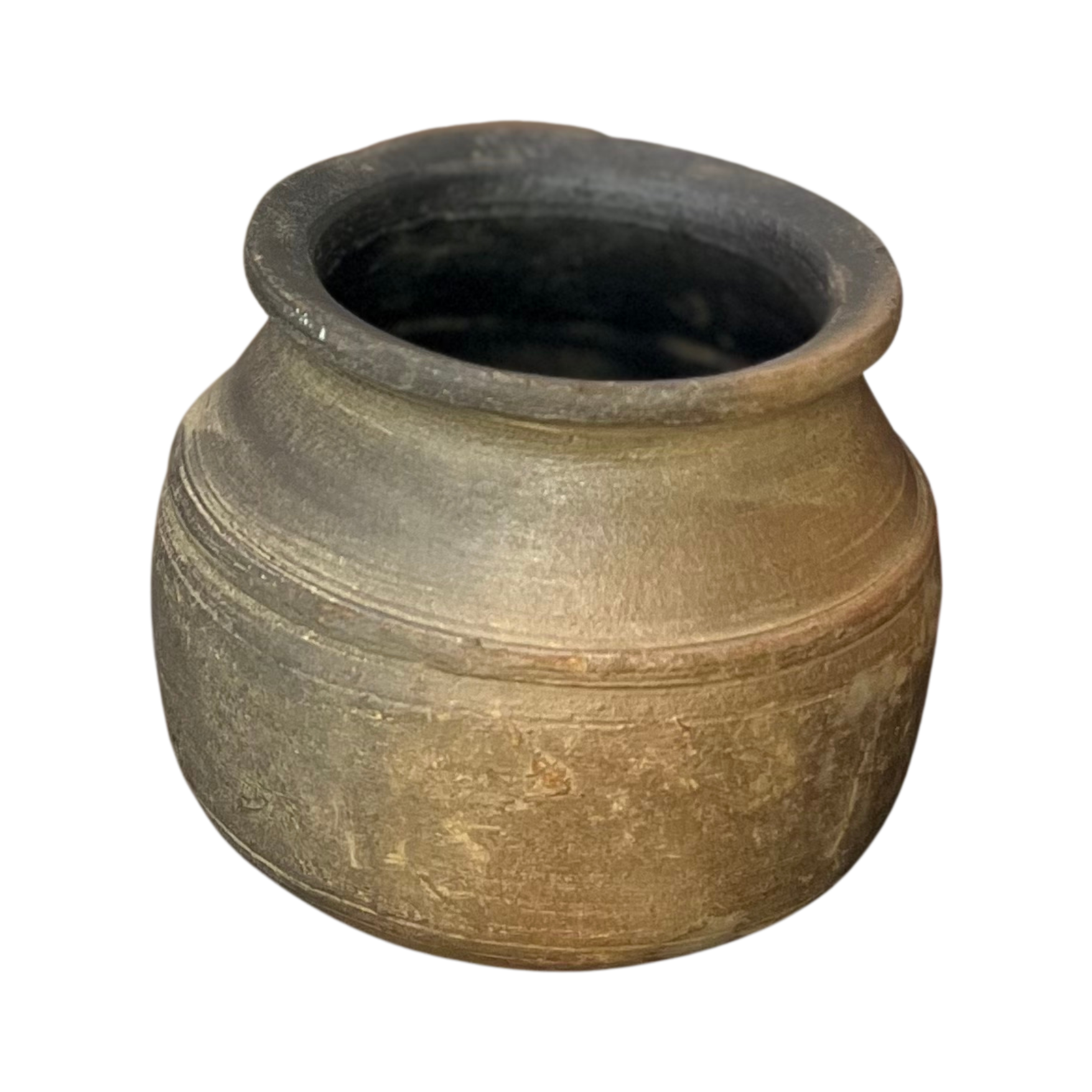 Vintage Clay Vessel — Karnataka, India