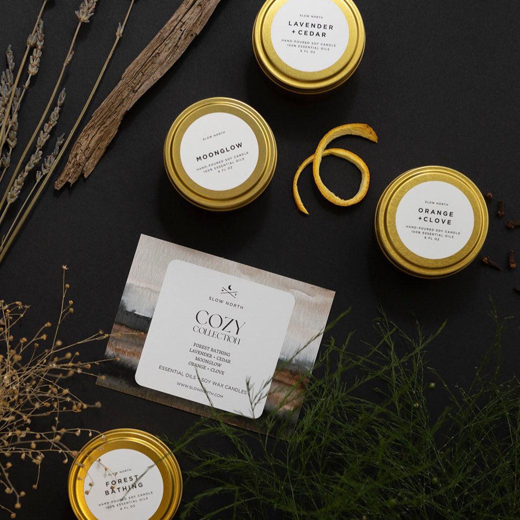 Cozy Collection – 4 Mini Candles