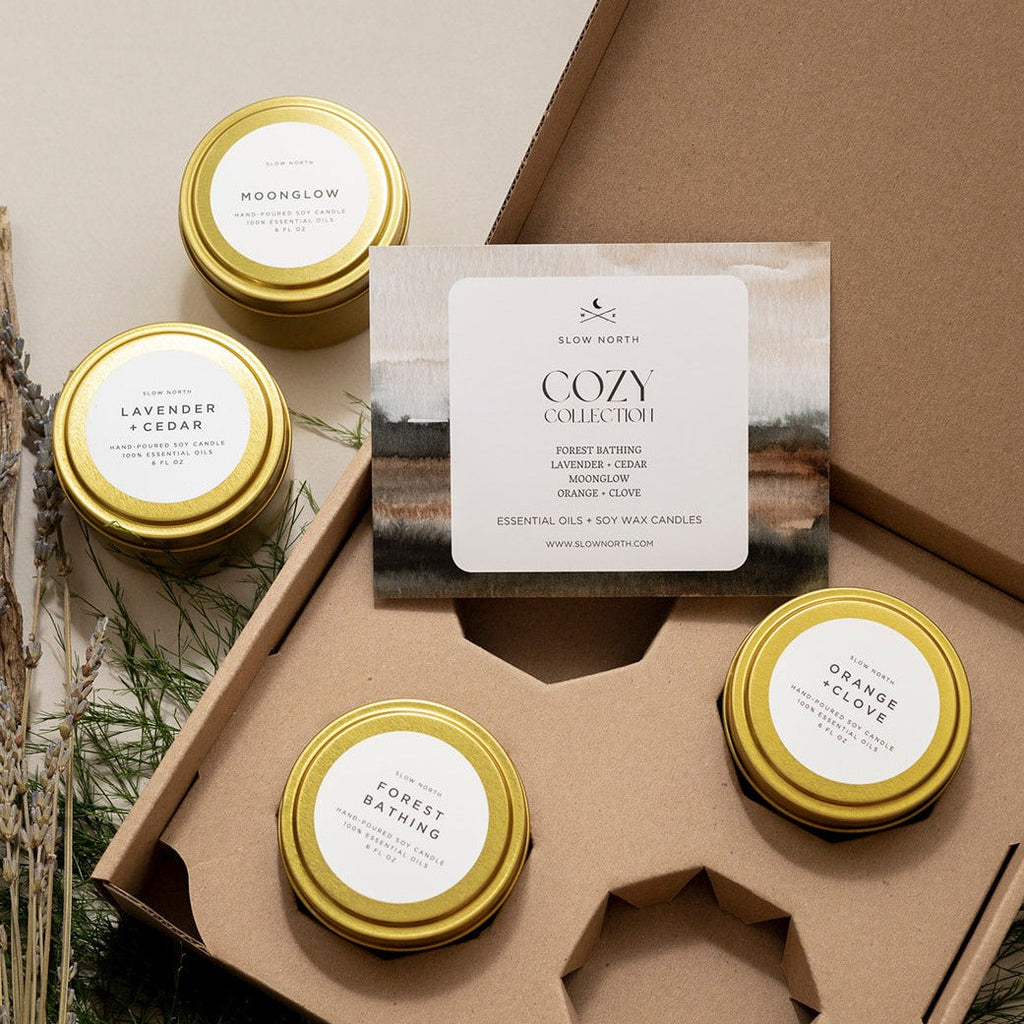 Cozy Collection – 4 Mini Candles