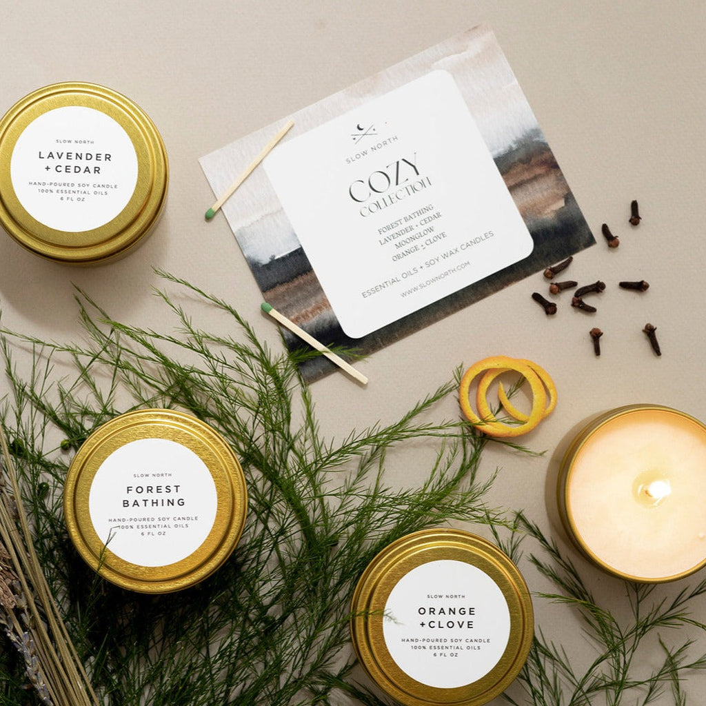Cozy Collection – 4 Mini Candles