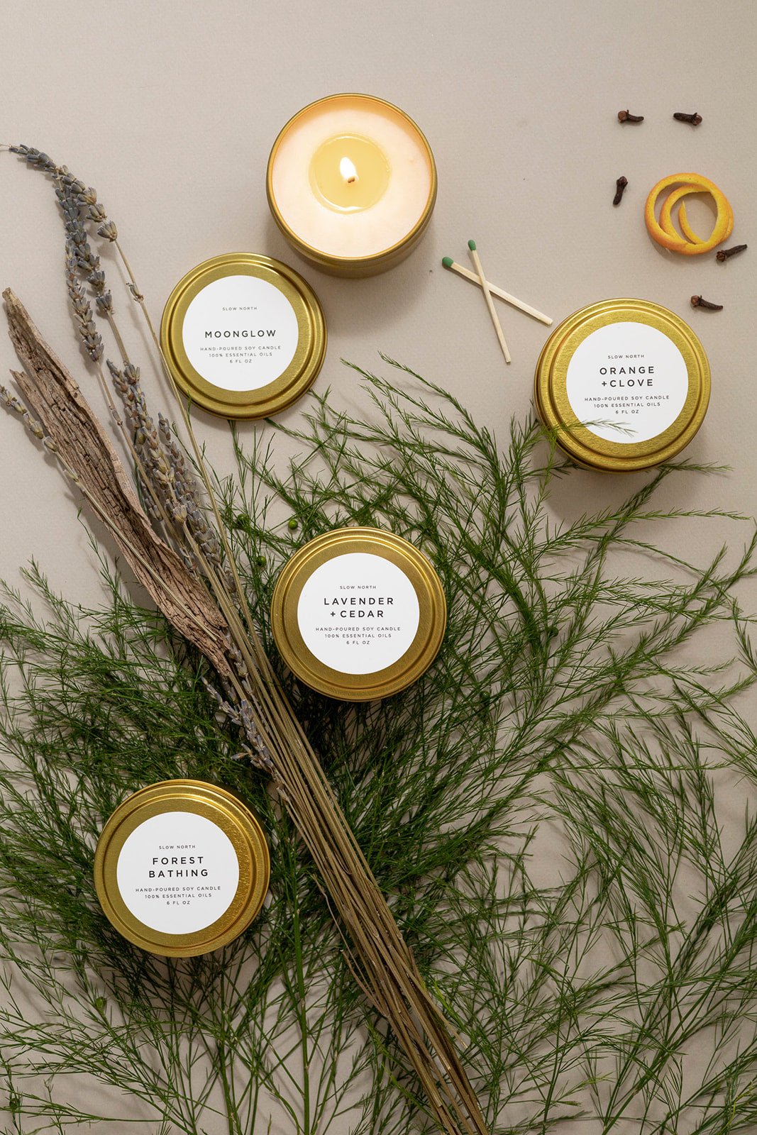 Cozy Collection – 4 Mini Candles