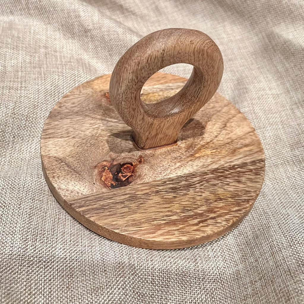 Eze Mango Wood Canister — Medium