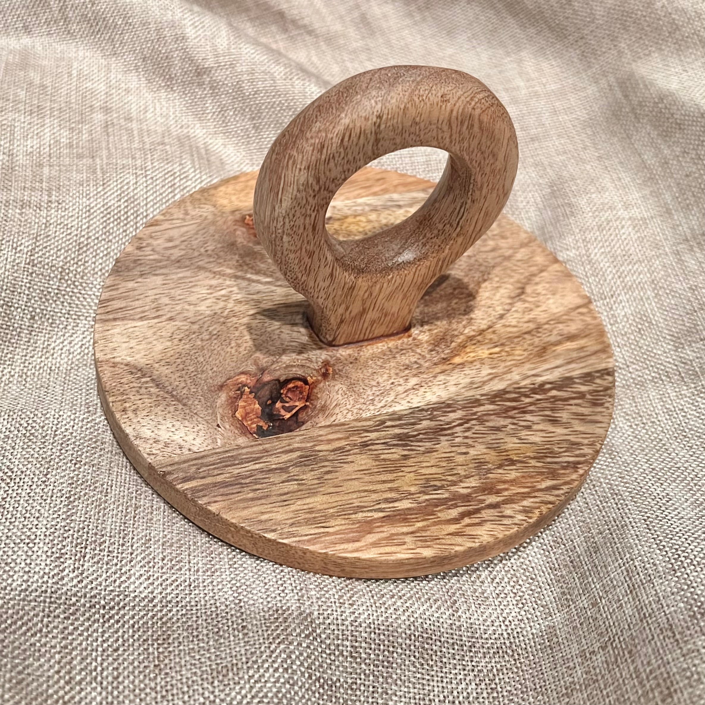 Eze Mango Wood Canister — Medium