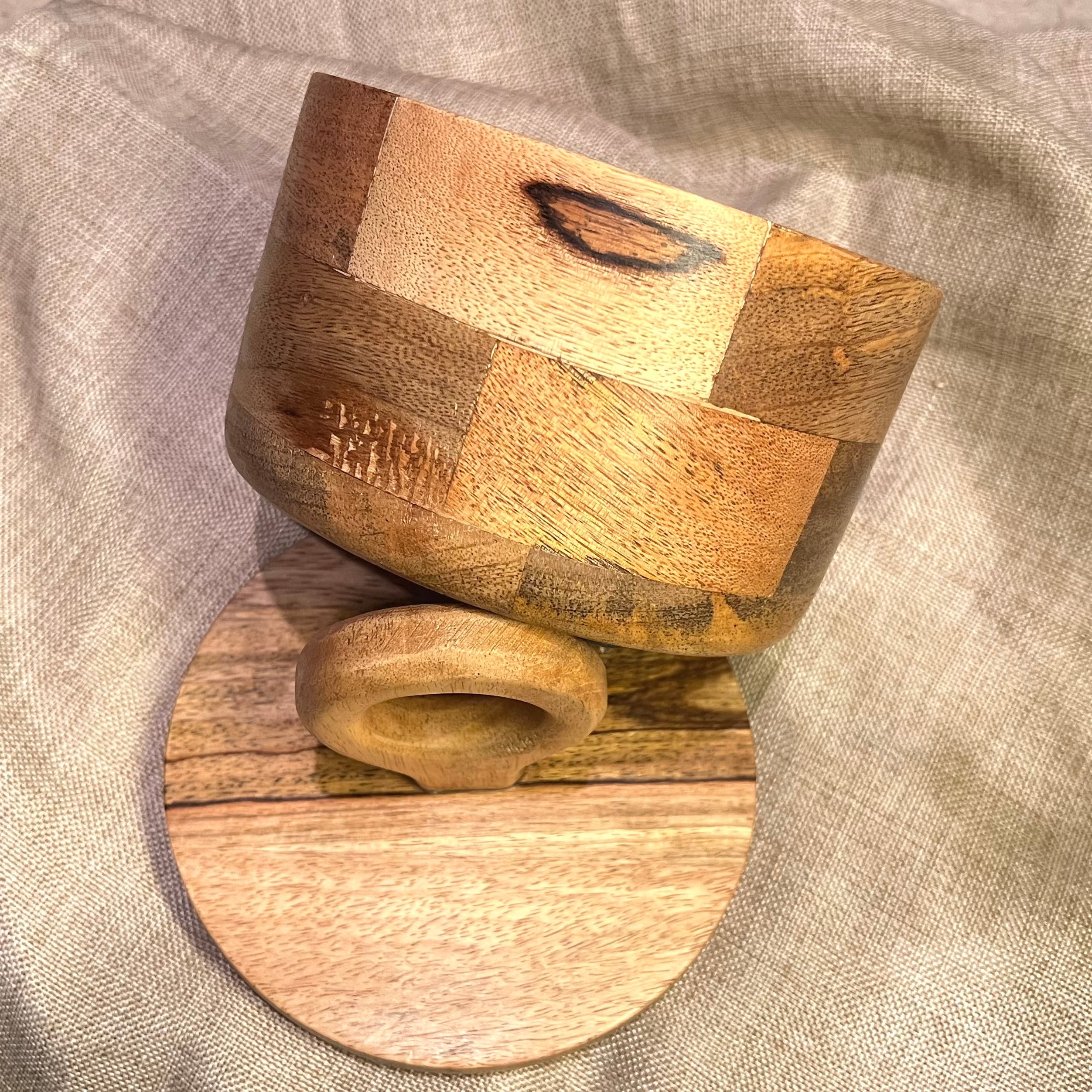 Eze Mango Wood Canister — Medium