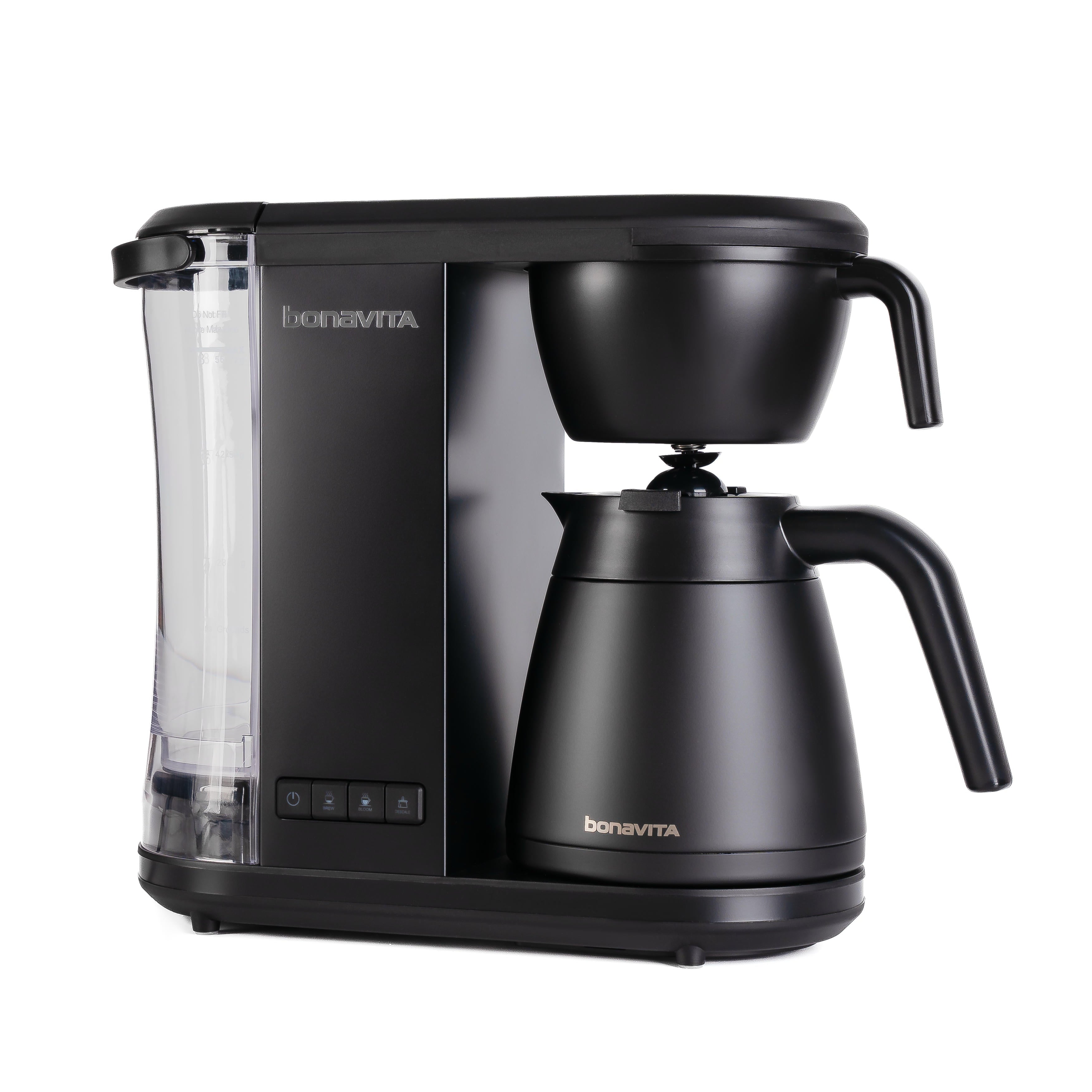 Enthusiast 8‑Cup Drip Coffee Brewer with 1.3L Thermal or Glass Carafe