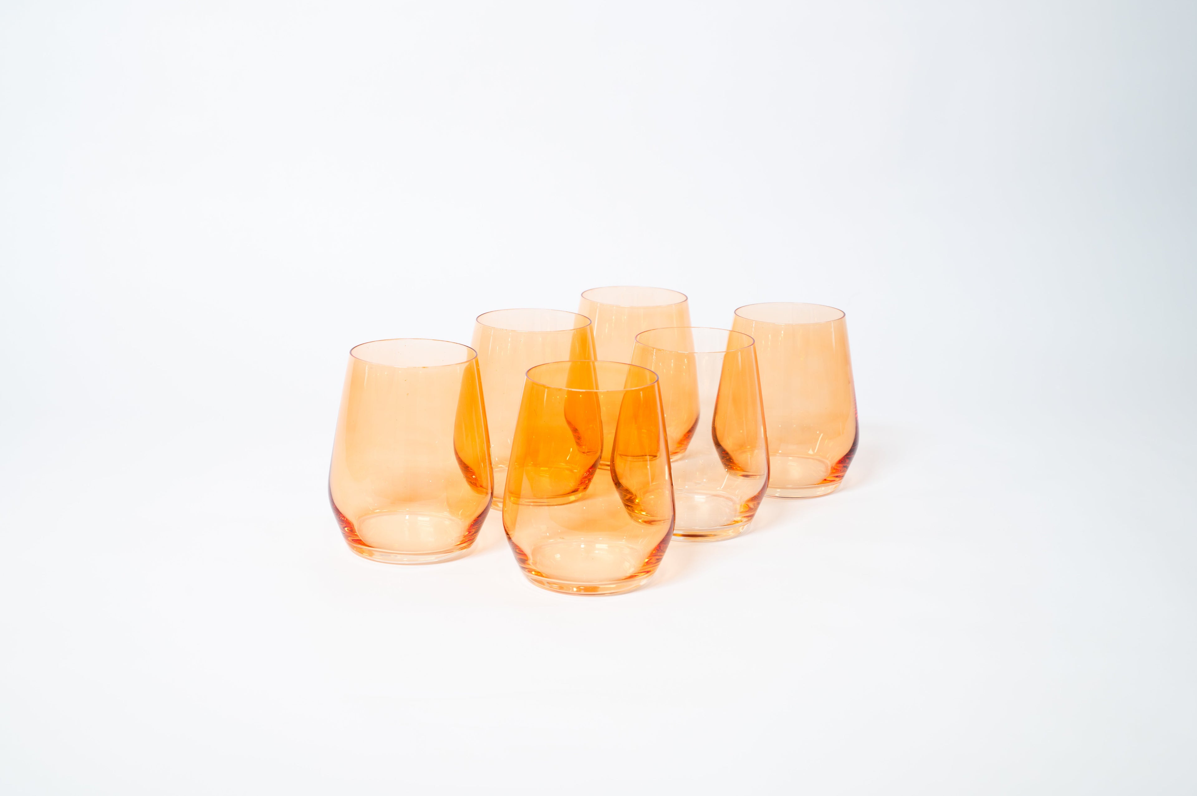 Creamsicle Orange Wine Glass — 12 oz
