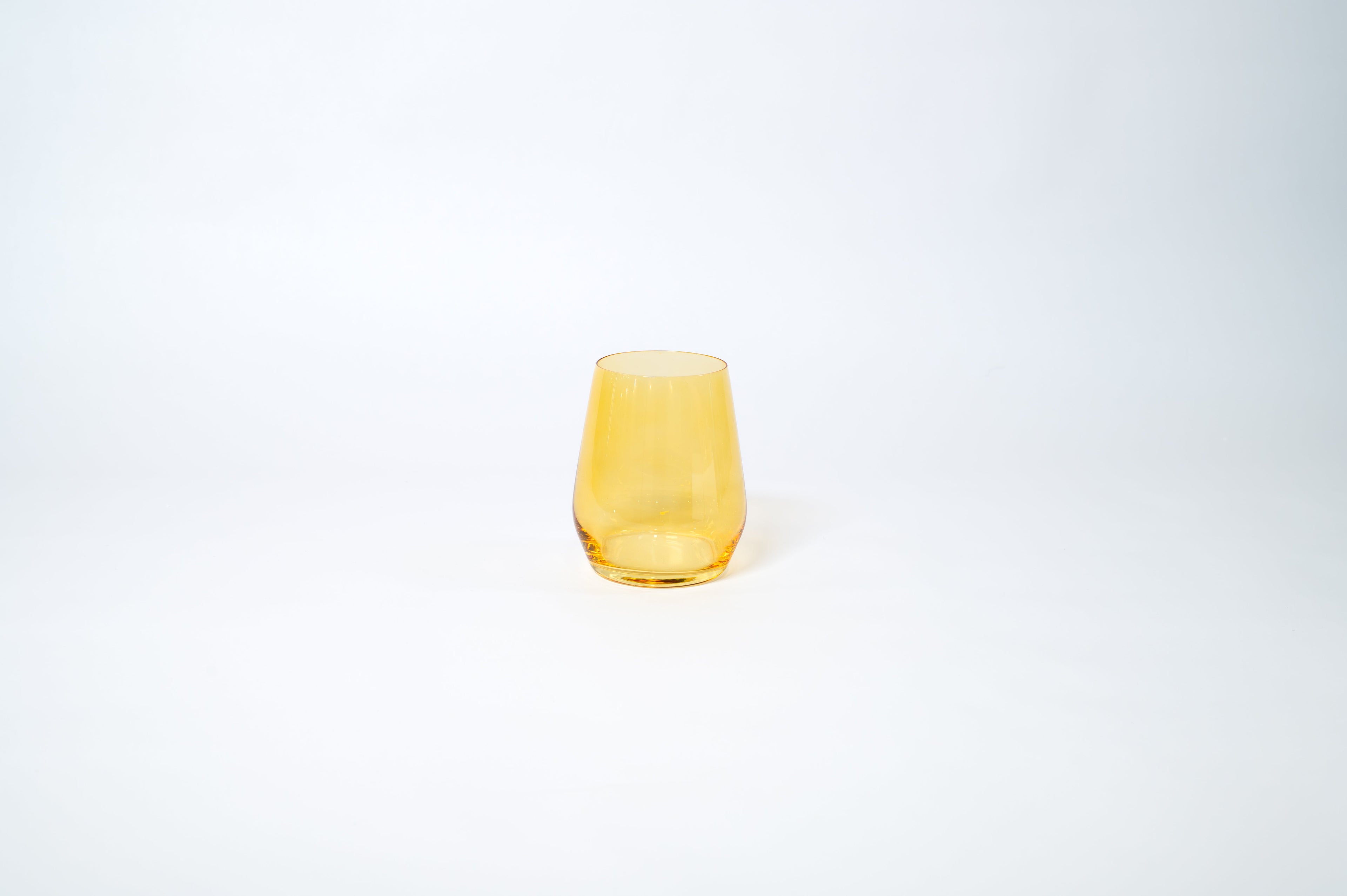 Sunshine Yellow Wine Glass — 12 oz
