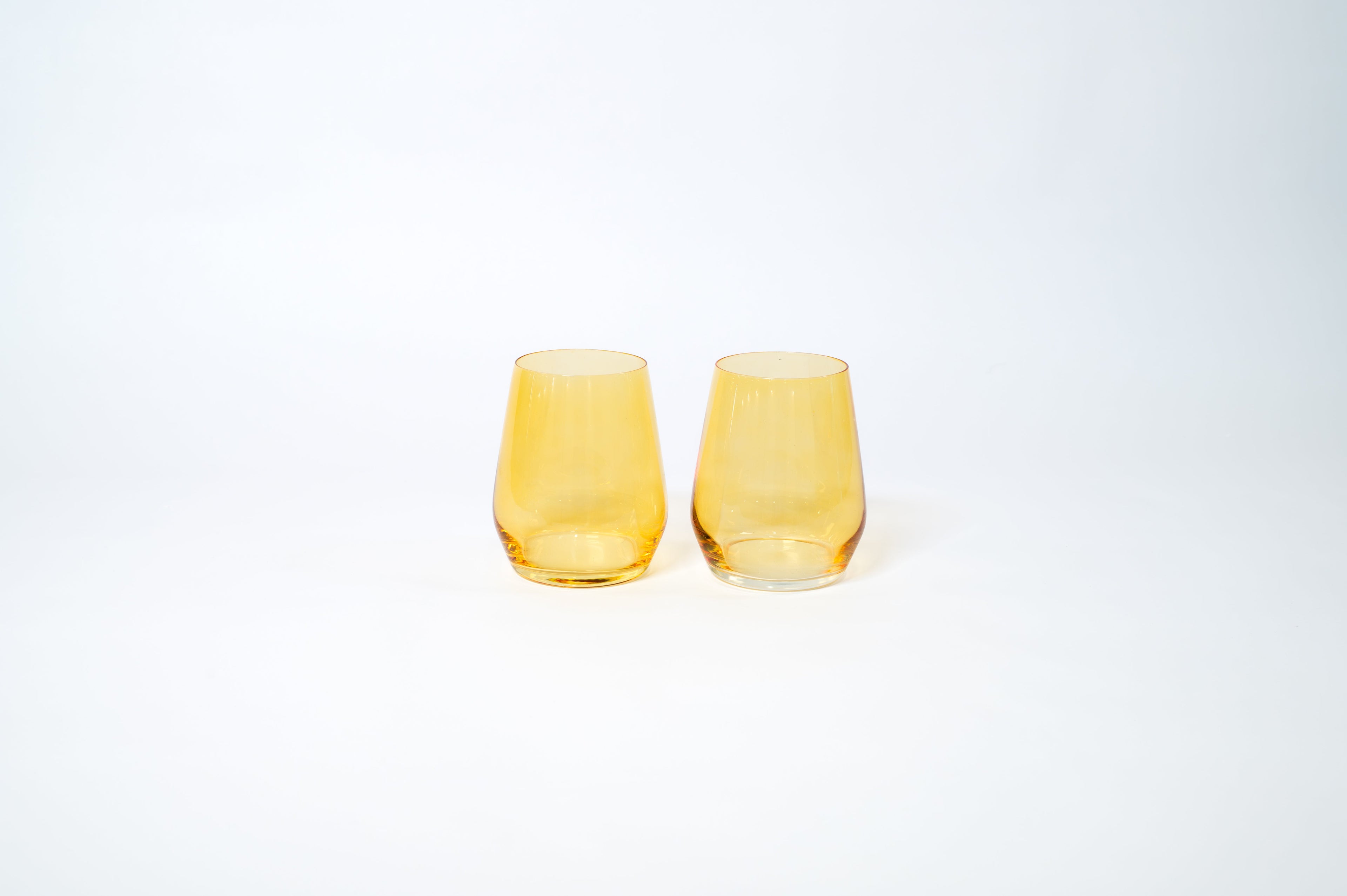 Sunshine Yellow Wine Glass — 12 oz