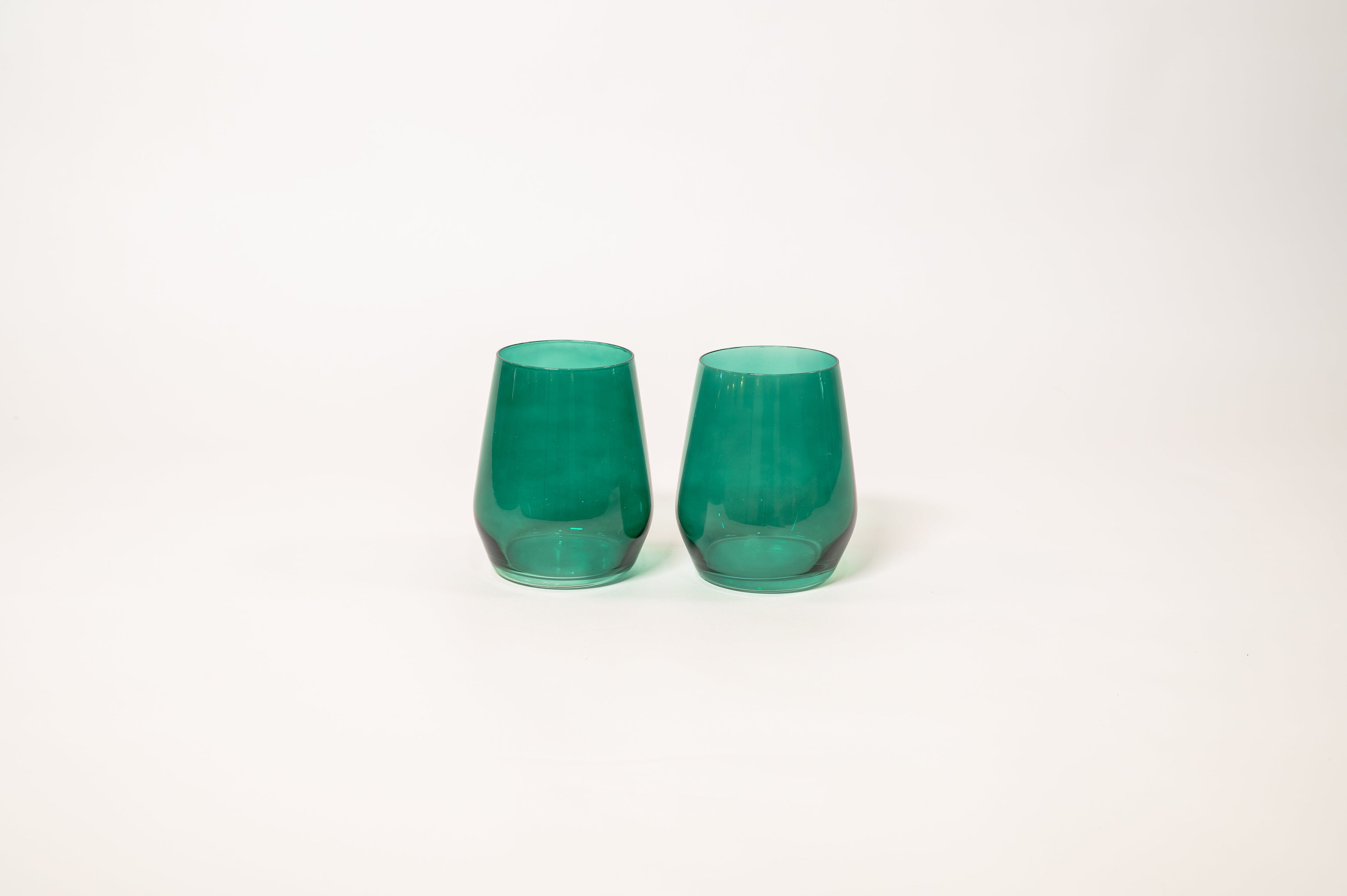 Emerald Green Wine Glass — 12 oz