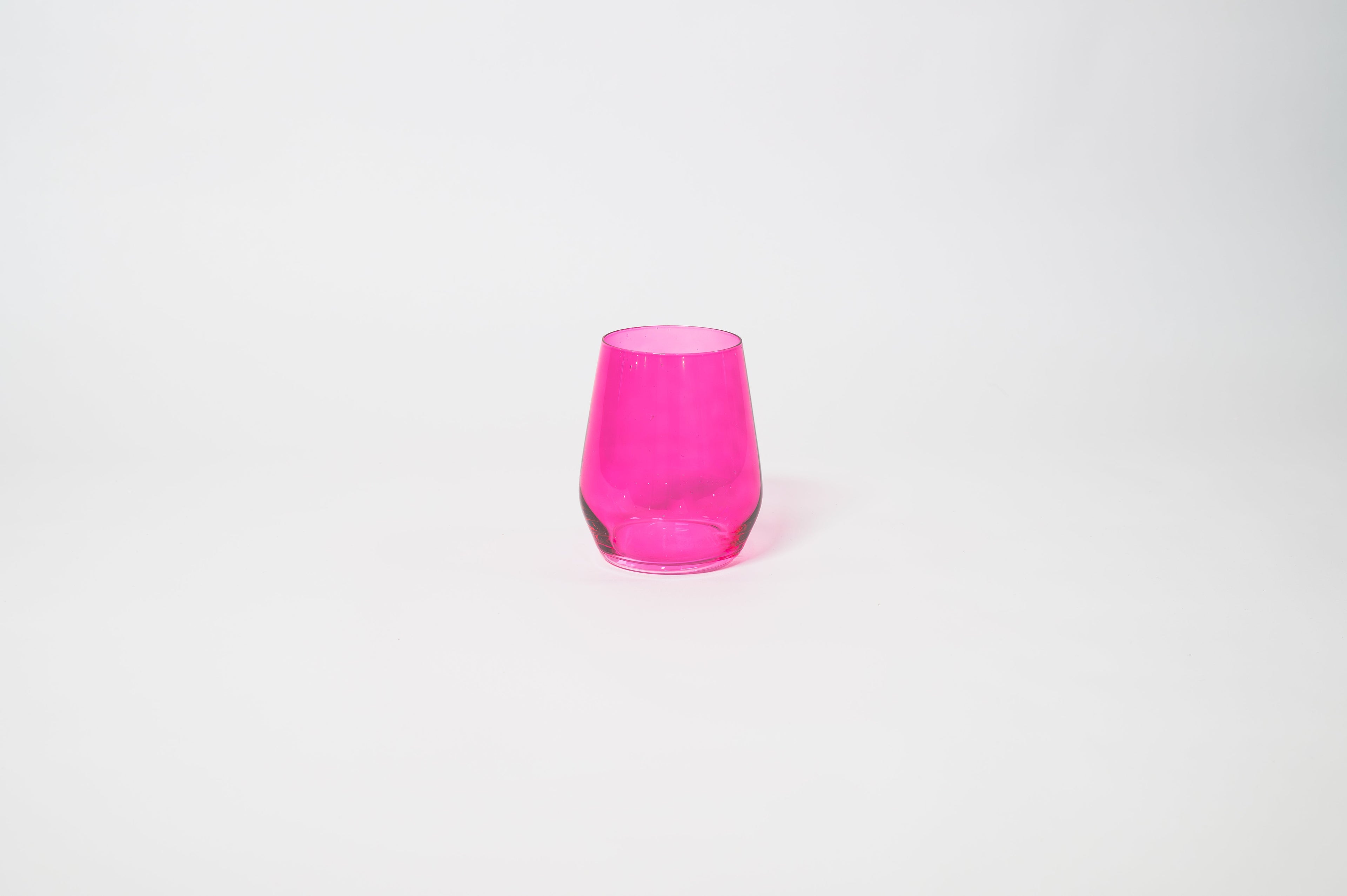 Hot Hot Pink Wine Glass — 12 oz