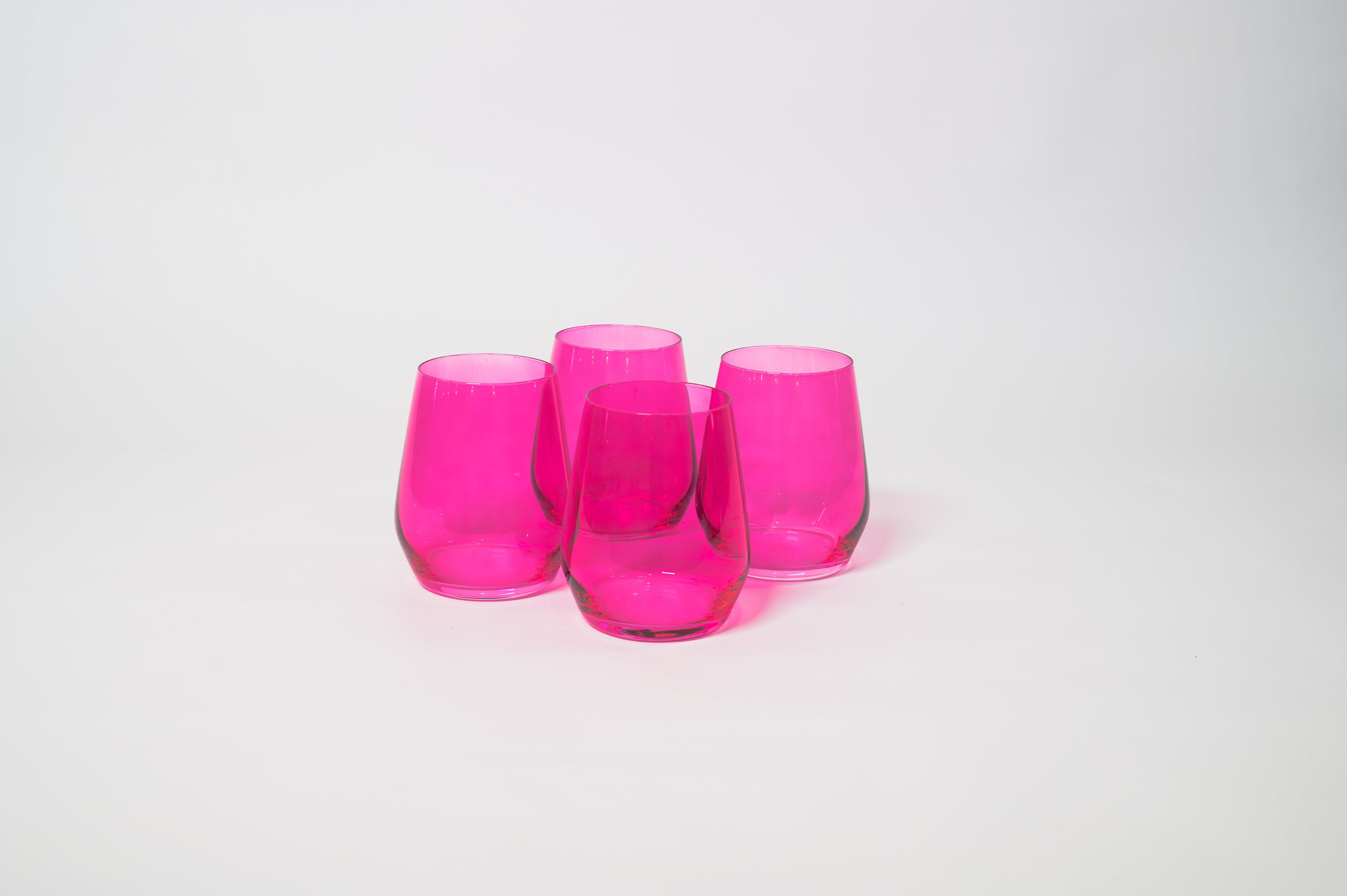 Hot Hot Pink Wine Glass — 12 oz