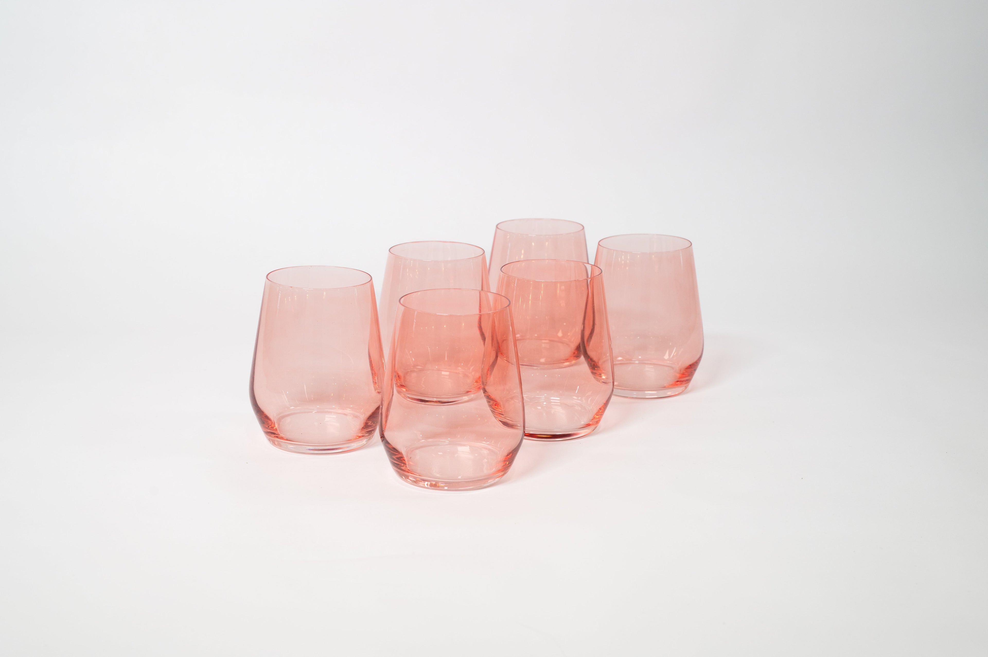 Tickle Me Pink Wine Glass — 12 oz