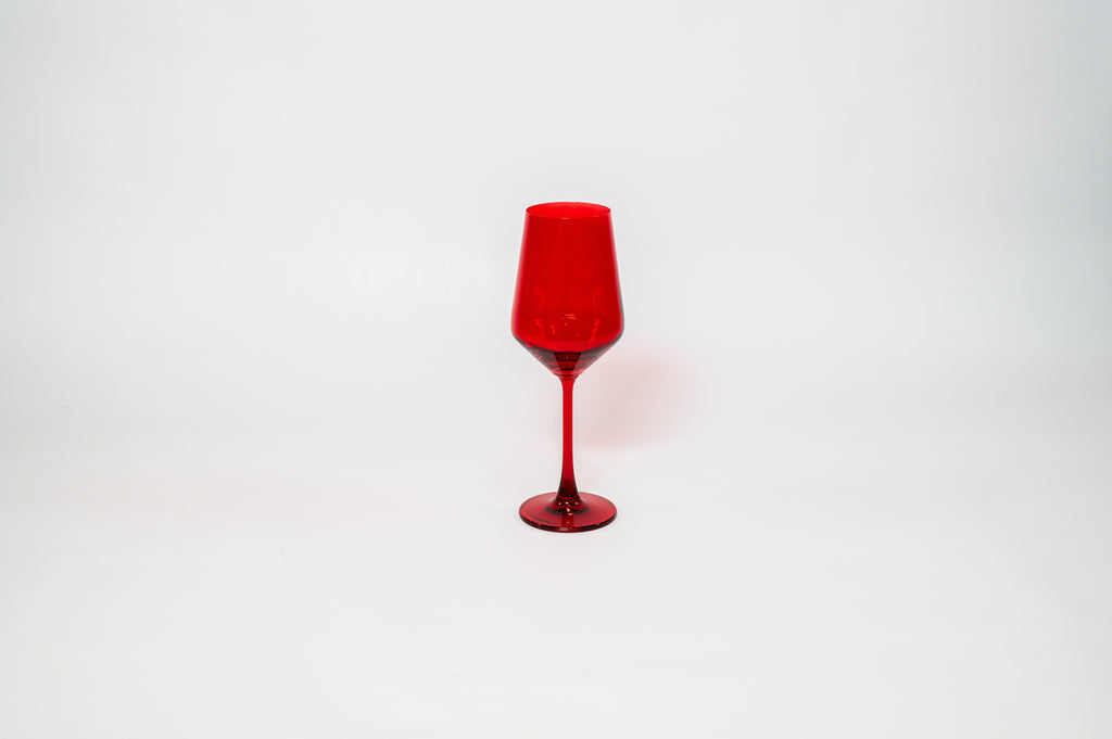 Cherry Red Wine Glass — 12 oz