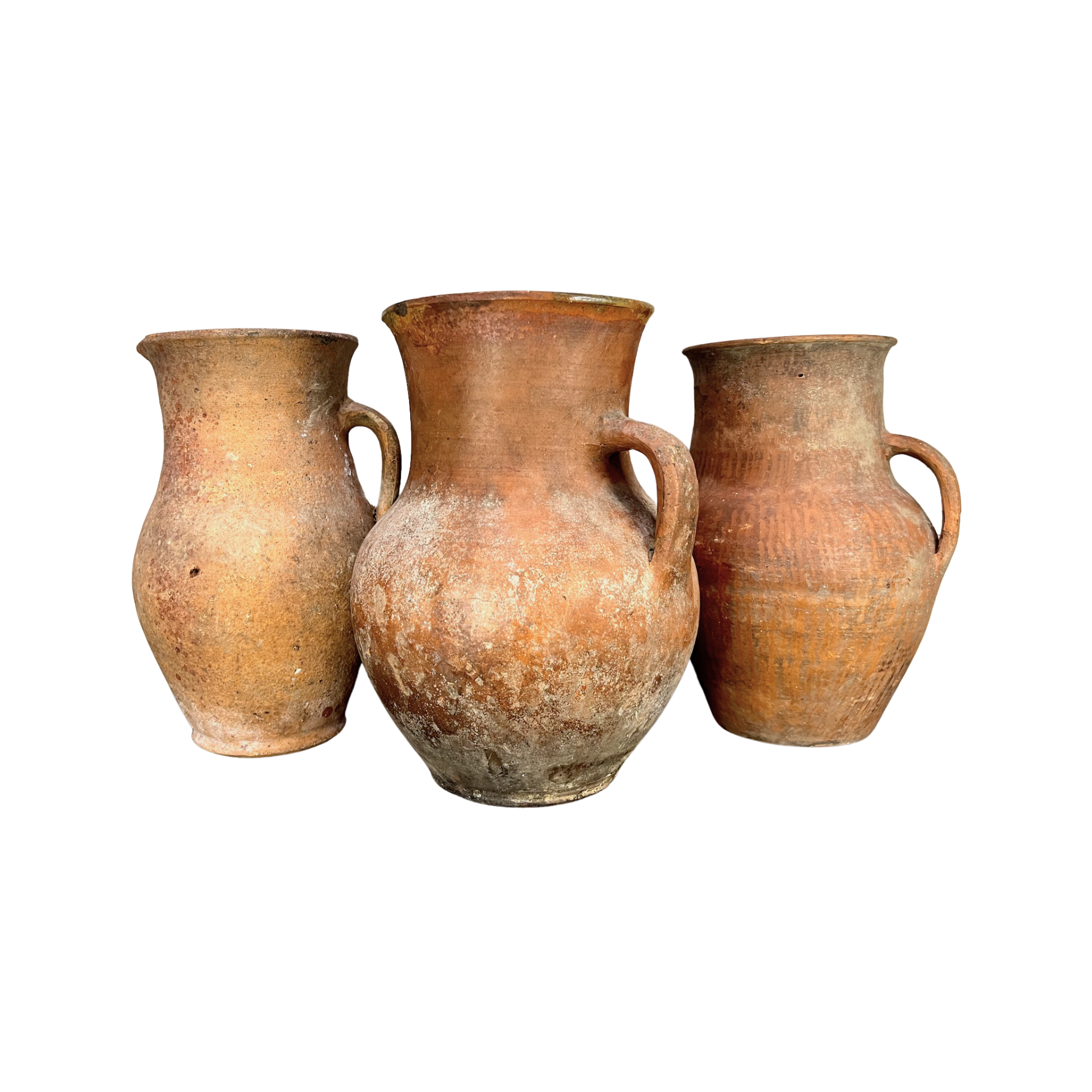 Dmytro Vintage Clay Jugs — 1940s Ukraine