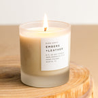 Signature-Kerze Embers + Leather – Vetiver, Zeder & Patschuli