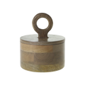 Eze Mango Wood Canister — Medium