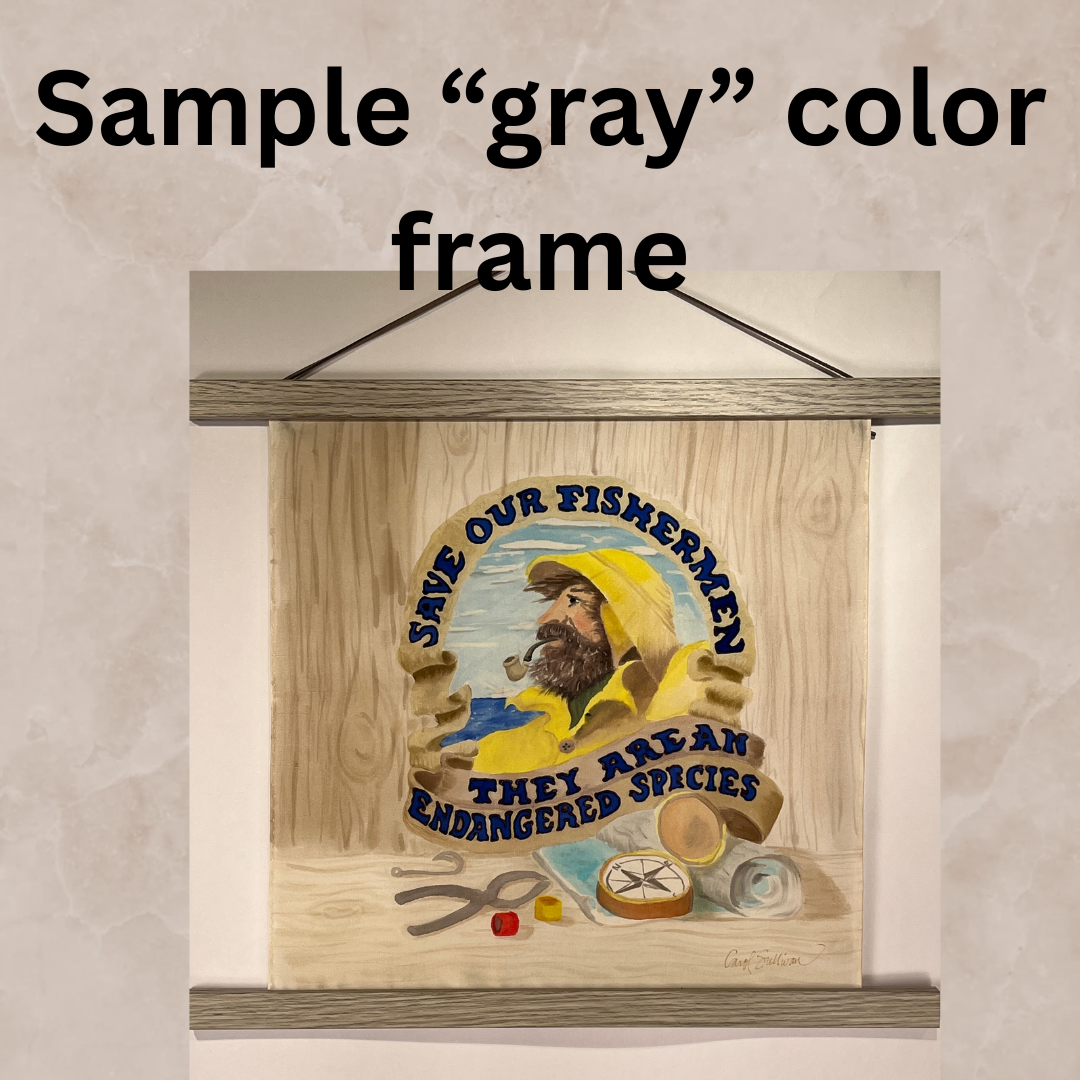 "Cloudy Summer Day” - Hand-Dyed Silk Wall Hanging