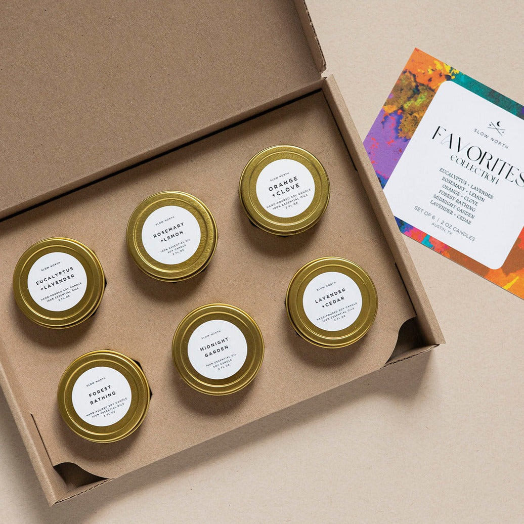 Favorites Collection – 6 Mini Candles