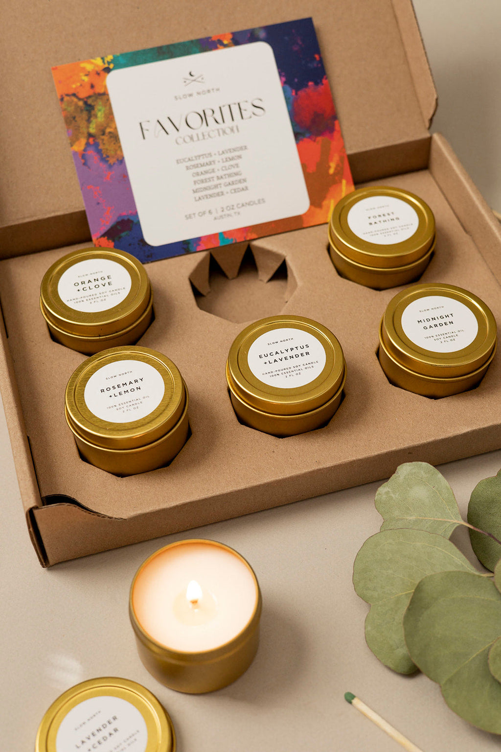 Favorites Collection – 6 Mini Candles