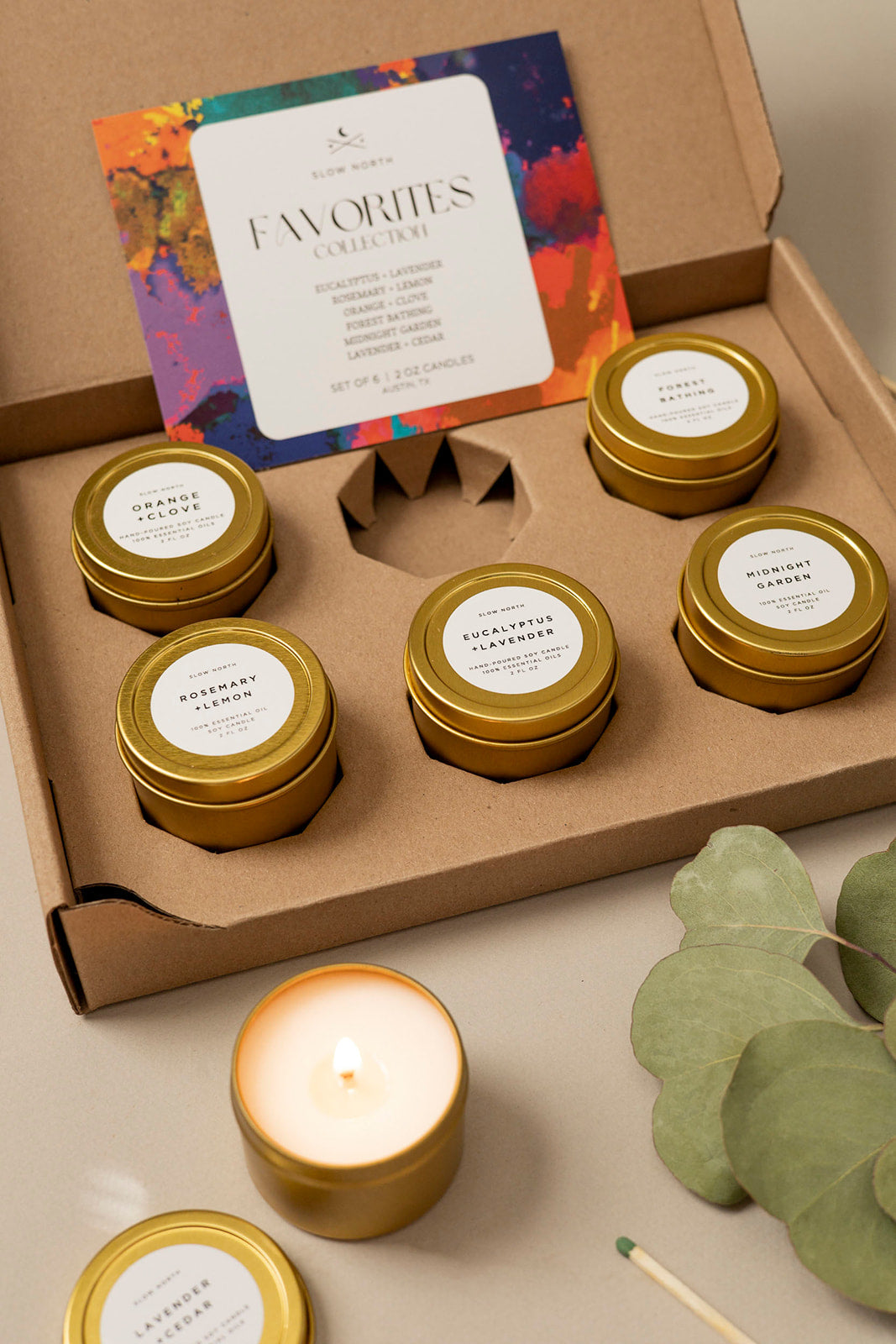 Favorites Collection – 6 Mini Candles