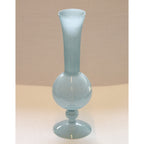 Frosted Blue Haze Vase – Paar