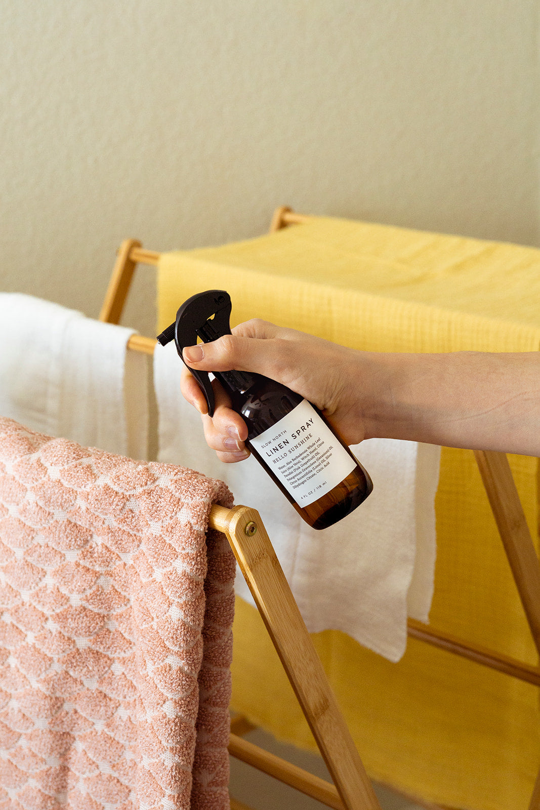 Hello Sunshine Linen Spray – Bright Citrus Floral Blend