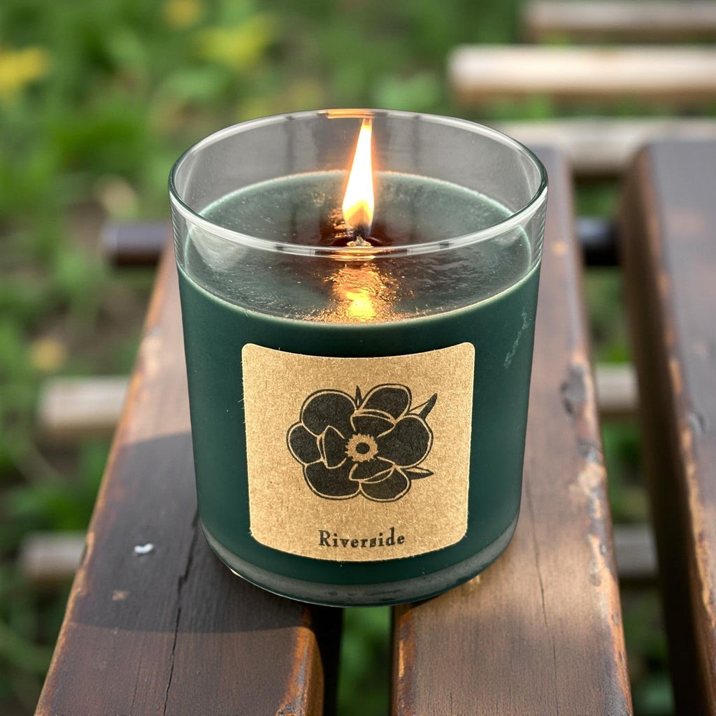 Riverside 10 oz Soy Candle - Moss & Balsam