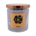 Athena 10 oz Soy Candle - Rose, Violet & Saffron