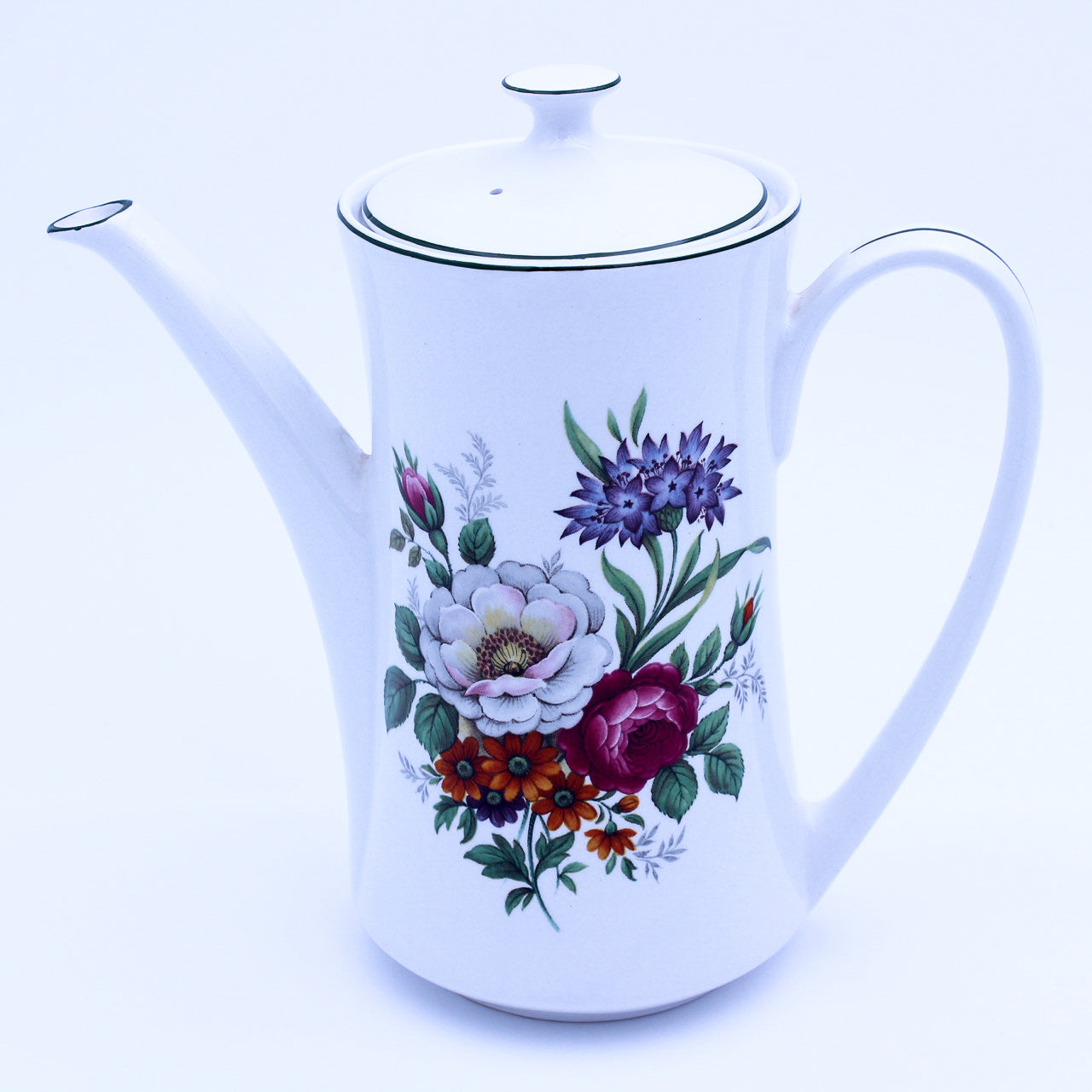 Ponesta Floral Bouquet 15‑Piece Porcelain Demitasse Coffee Set