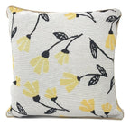 DaDa Bedding 4er-Set – Kissenbezüge mit Blumenmuster, botanischem Wandteppich – 40x40 cm