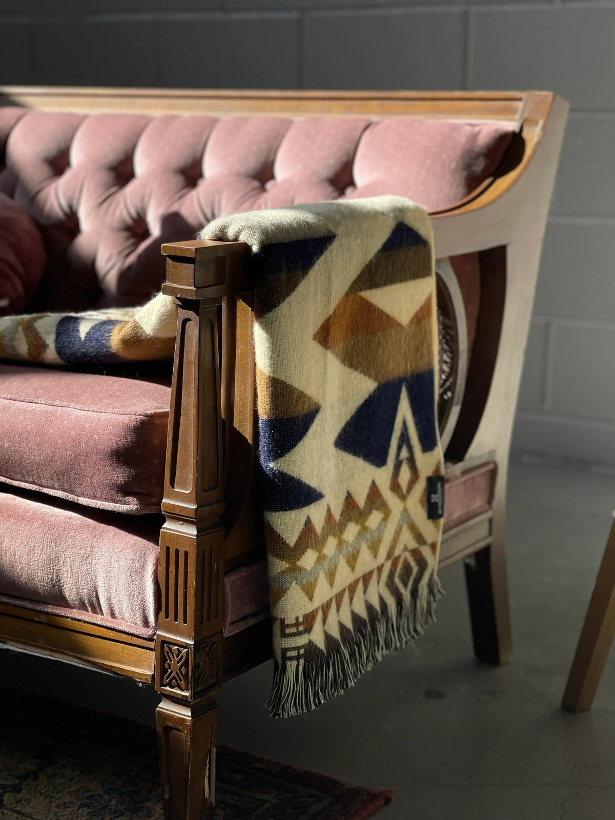 Awa Throw - Earth Tassel Accent