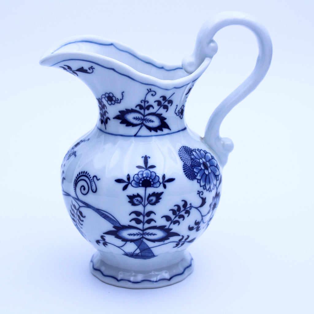 Blue Danube Blue Onion Small Porcelain Pitcher 5.5"